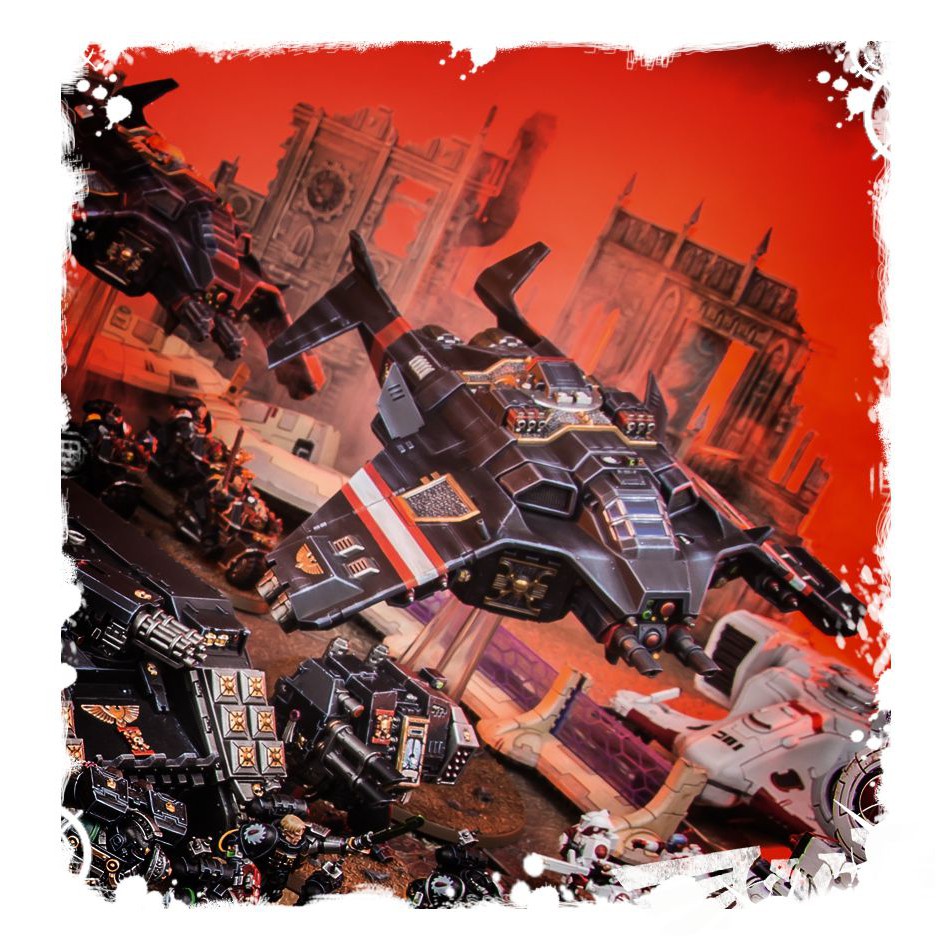 Mô hình nhân vật Warhammer 40k Deathwatch Corvus Blackstar Flyer