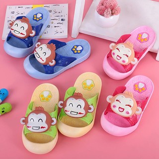 Dép cao su mềm hình chú khỉ con cute-đầu khỉ