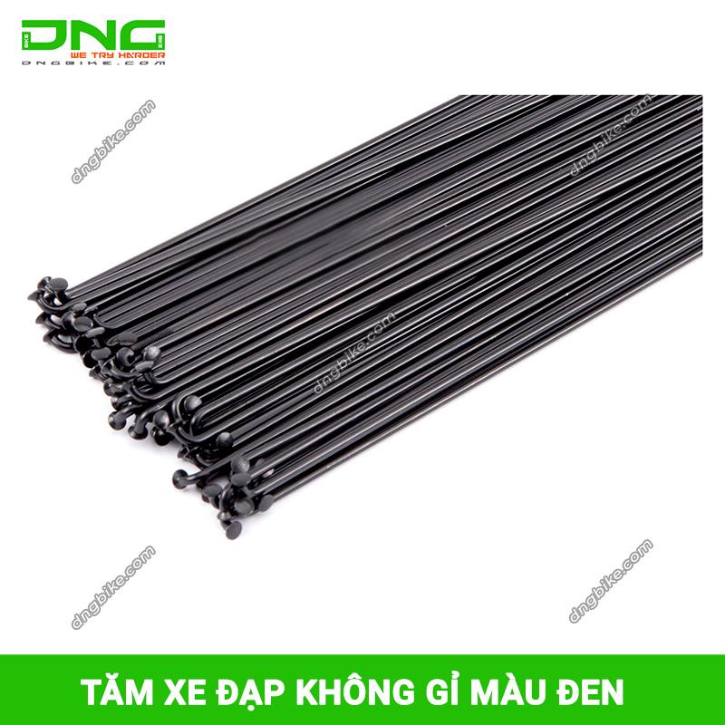 Tăm  xe đạp không rỉ màu đen