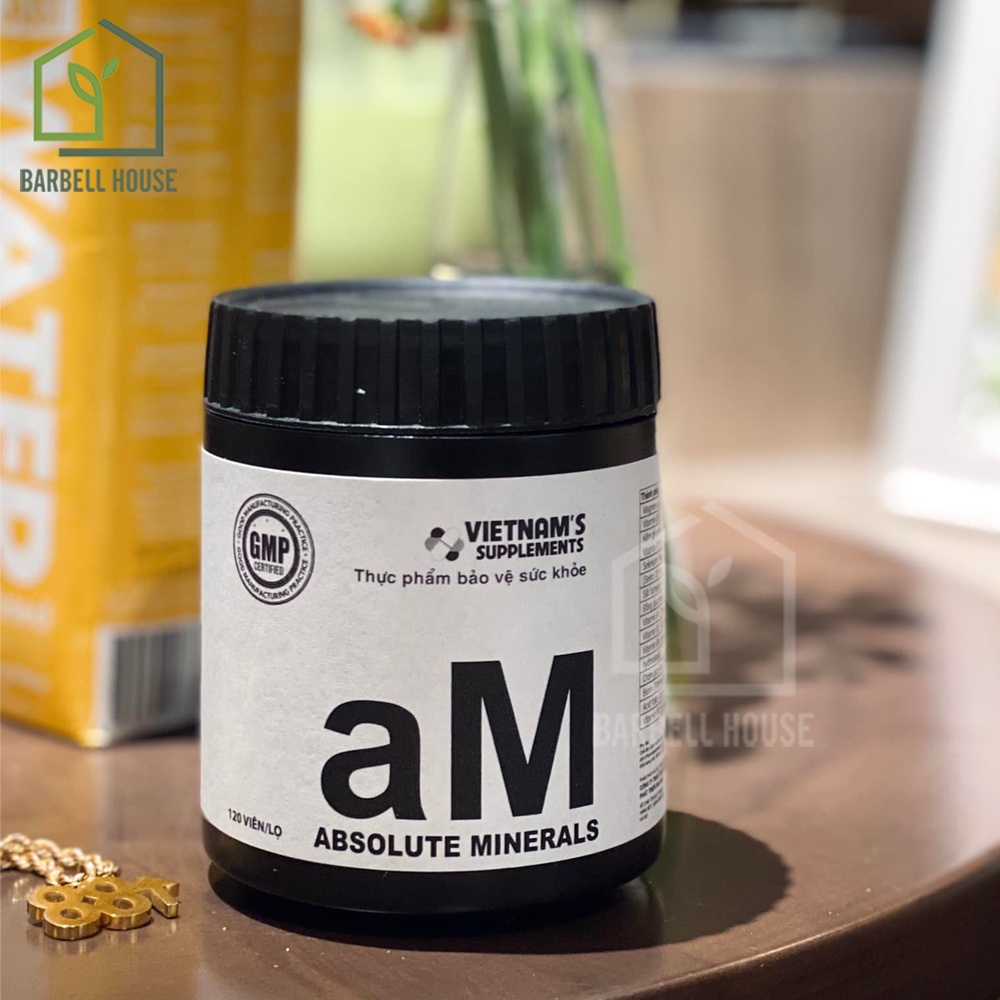 Viên uống cho người lười ăn rau Absolute Minerals  - tăng đề kháng, chống mệt mỏi, bổ sung dinh dưỡng - 120 viên