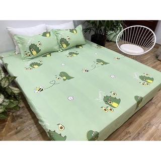 Ga Trải Giường Poly 1M4,ga bọc đệm mẫu mới-mẫu khủng long bơ