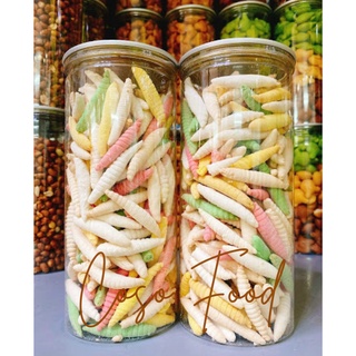 Bánh đuông dừa sữa dừa - bánh con sâu - mix vị loại 1
