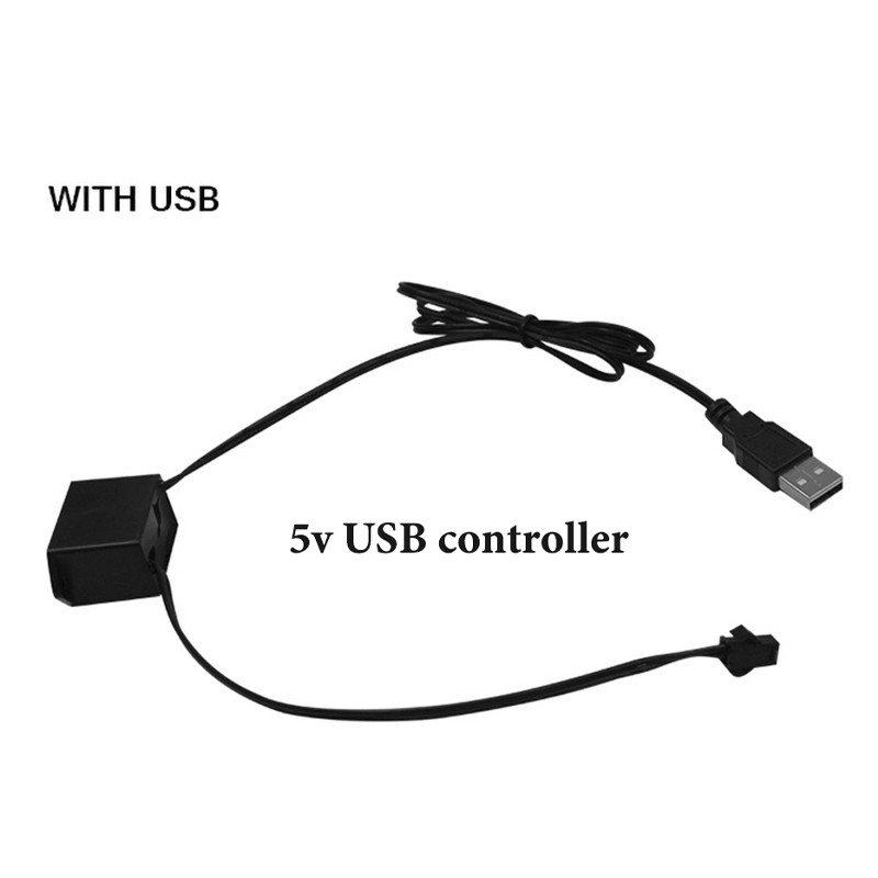 Dây nối EL LYMOYO 1-5M USB 2V chuyển đổi 1 đầu sang nhiều đầu/đầu bật lửa/hộp pin 2AA cho ô tô