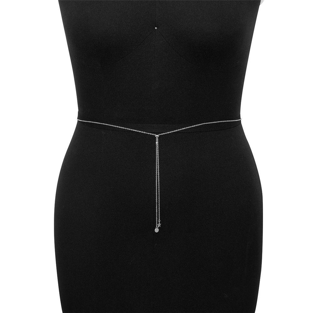 Fudeshe Xích Đeo Thắt Lưng Thiết Kế Tối Giản Điều Chỉnh Được