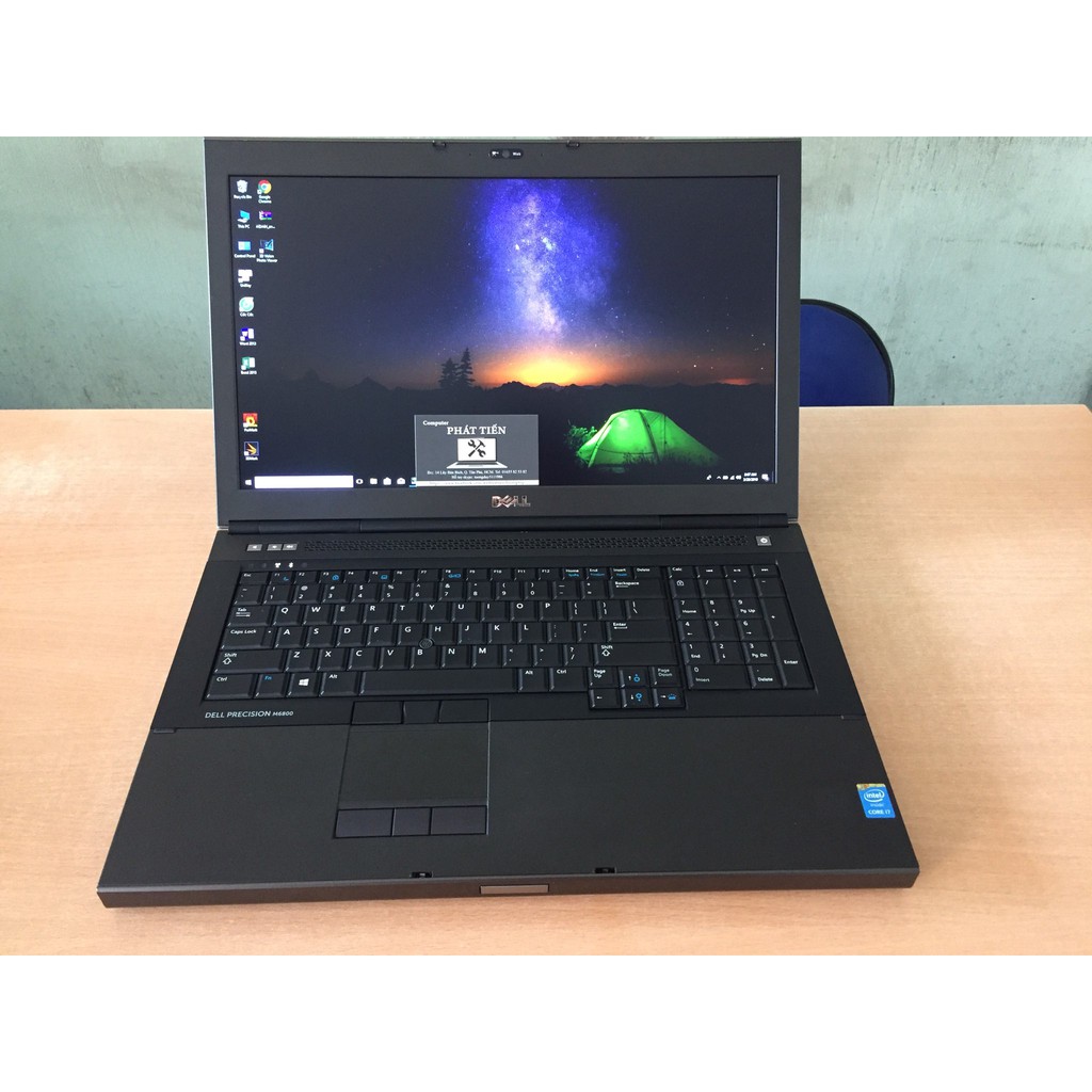 DELL PERCISION M6800 vga M3000M. Core I7 4900MQ. Ram 8G. Ssd 256G. 17.3 FULL HD