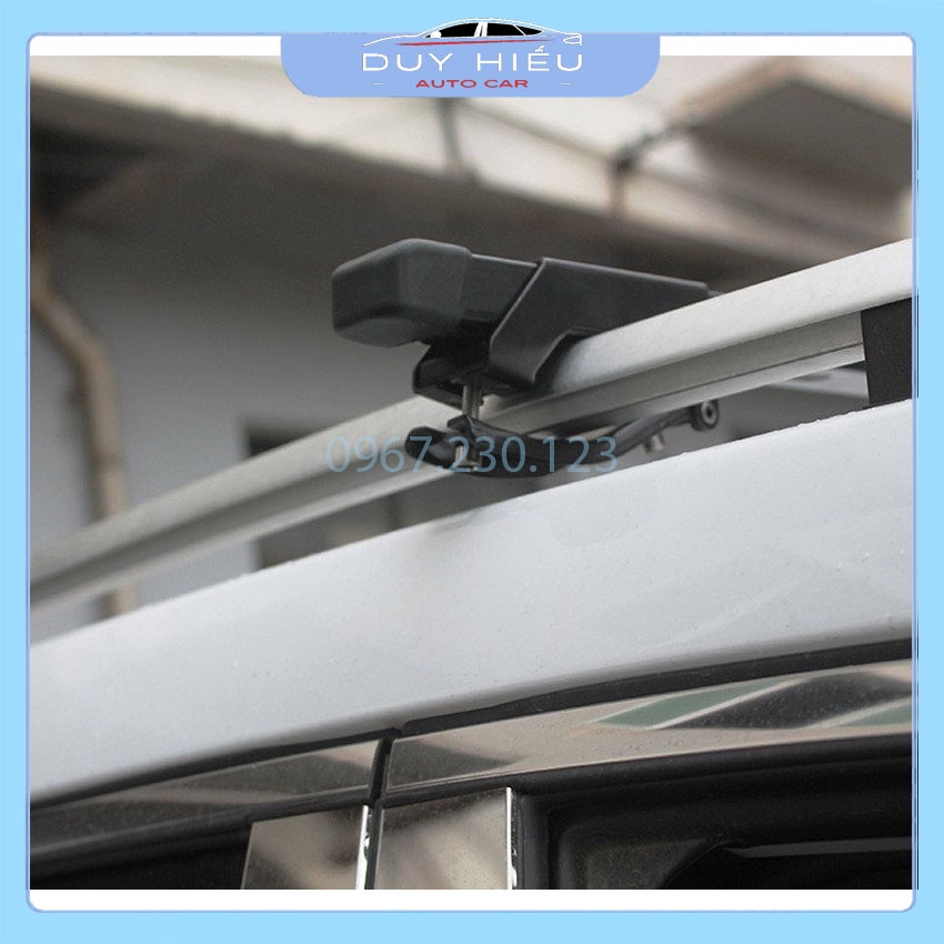Hai thanh giá nóc ngang ô tô chở hàng, thanh baga mui chất liệu kim loại chịu được tải trọng lớn