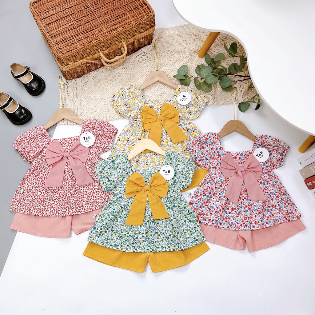 Sét áo hoa dáng babydoll