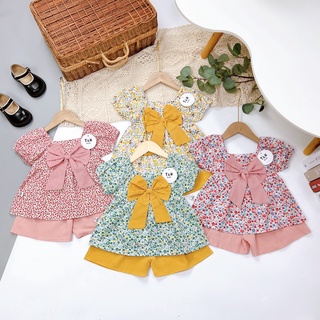 Sét áo hoa dáng babydoll