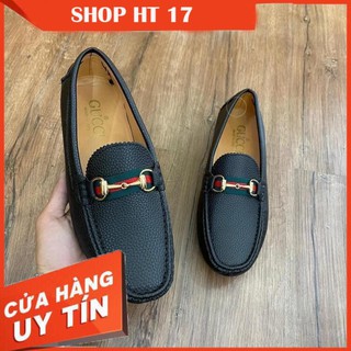 XẢ KHO Giày da nam lv đế cao su khâu viền