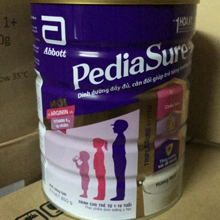 sữa pediasure 850g hương vani date mới nhất 02/2022