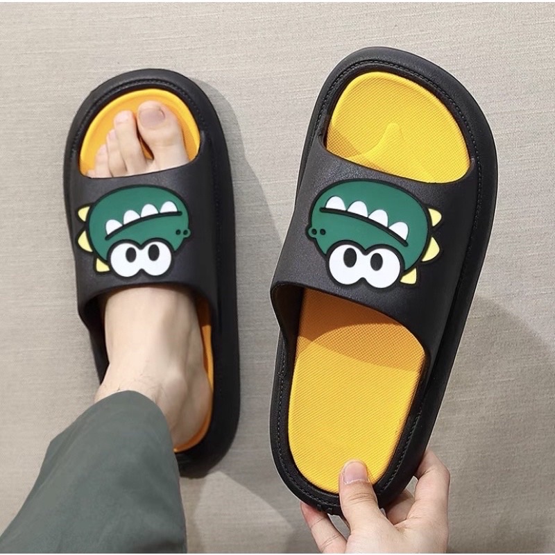 Dép Khủng Long Siêu Cute Dành Cho Cả Nam Và Nữ, Dép Quai Ngang Unisex Siêu Bền