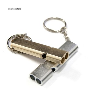 Còi thổi báo hiệu ống đôi dùng trong cắm trại