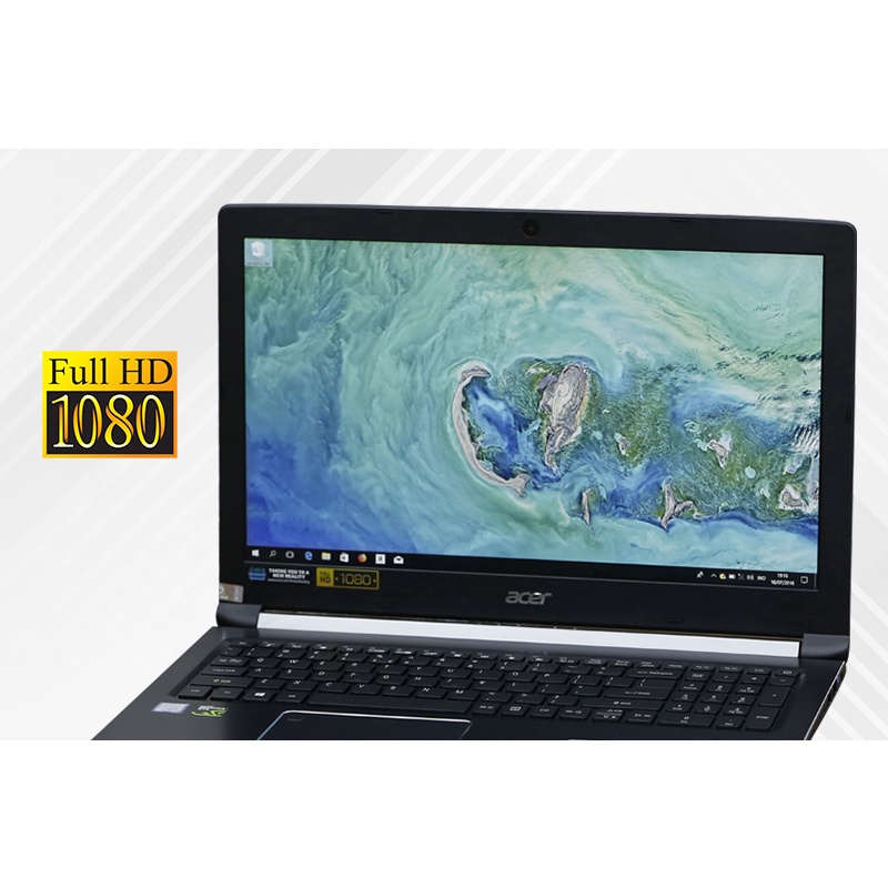 Acer Aspire A715 72G (i5-8300HQ, 8G, 256G, GTX 1050 4G, 15.6IN FHD laptop chơi game cơ bản đồ họa