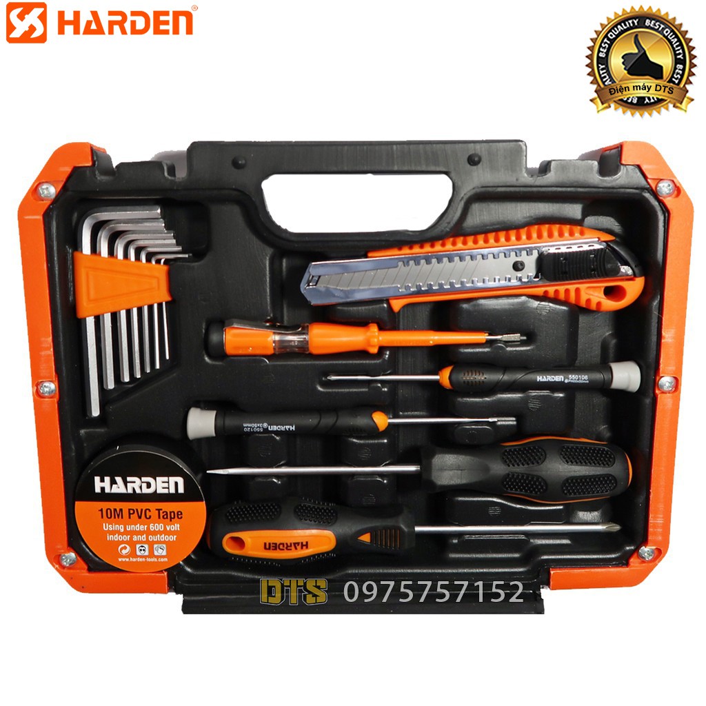 Bộ dụng cụ sửa chữa đa năng cao cấp 18 chi tiết HARDEN