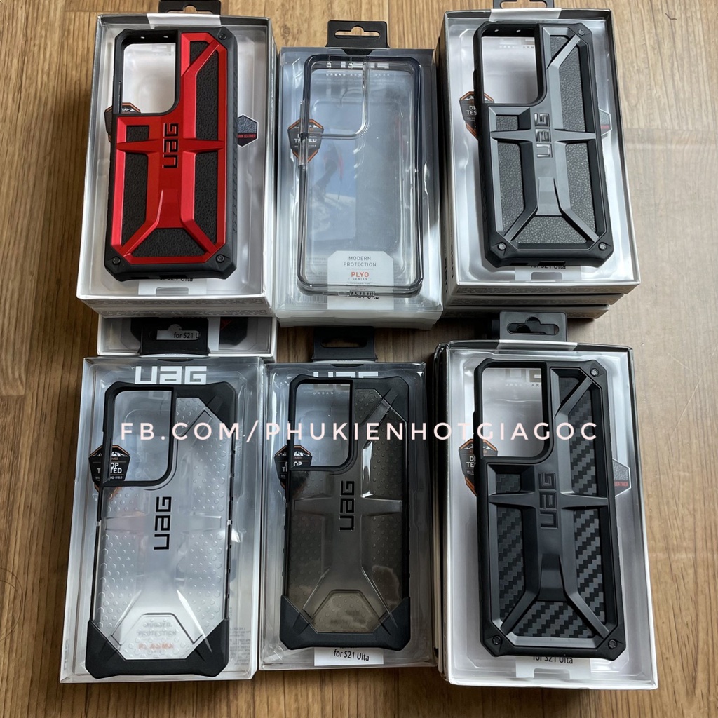 S21 Ultra - Ốp lưng chống sốc UAG Pathfinder, Plyo , Plasma , Monarch cho Samsung Galaxy S21 Ultra