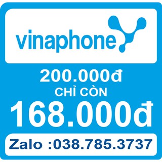 Thẻ Điện Thoại  Vina/Vinaphone 200k