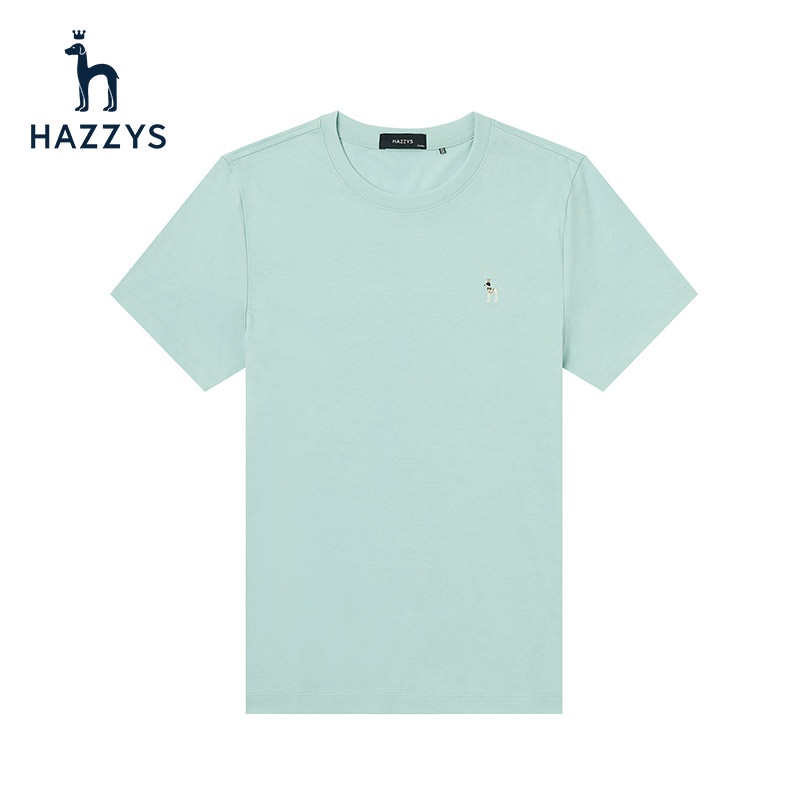 Hazzys Áo Thun Tay Ngắn Cổ Tròn Phong Cách Hàn Quốc Thời Trang Xuân Hè Cho Nam astze01be61