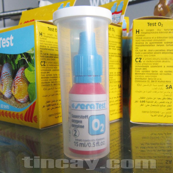 Test Oxy cho ao tôm - Test Oxi cho ao cá - Test O2 Sera - Test Sera