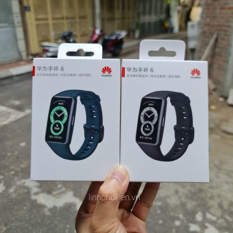 [Mã SKAMSALE03 giảm 10% đơn 200k] Vòng đeo tay sức khỏe Huawei Band 6 - Có sẵn Tiếng Việt