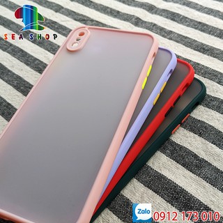 [BẢO VỆ CAMERA] Ốp lưng iPhone X, XS, XS Max viền nhựa dẻo chống sốc - lưng mờ - ĐẦY ĐỦ MÀU SẮC