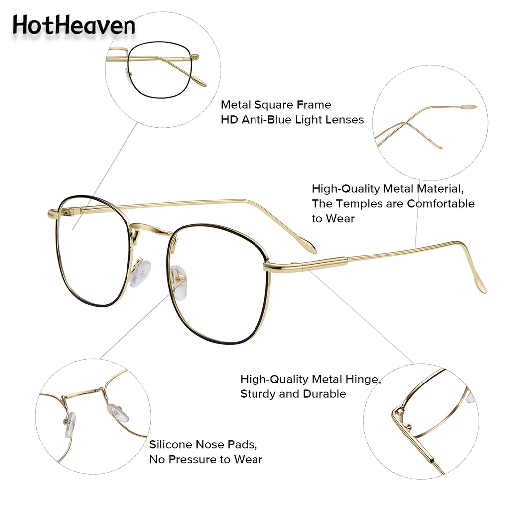 Mắt Kính Chống Bức Xạ 3 Phong Cách Thời Trang Unisex