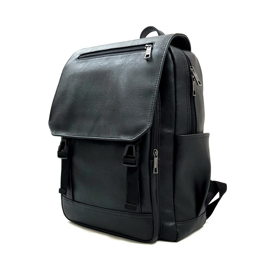 Balo Da Nam Nữ Thời Trang Laptop 15inch-Balo Da Hai Khóa