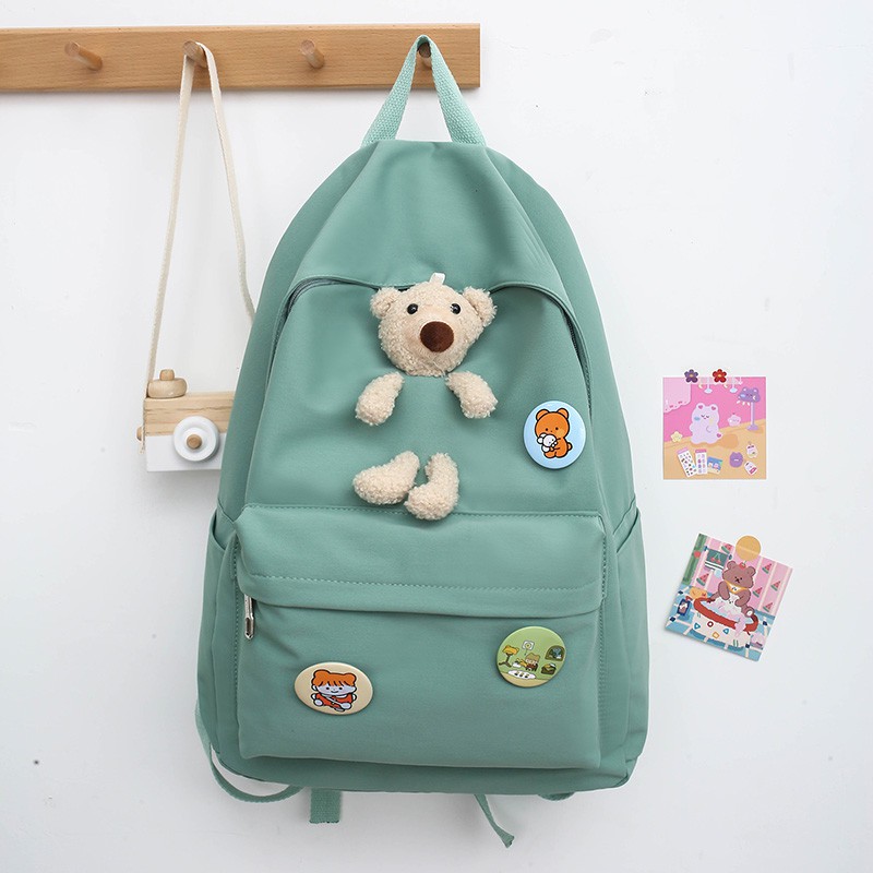 Balo ulzzang chống nước thời trang nữ đi học đi chơi dễ thương cute chống nước TN124-TN134