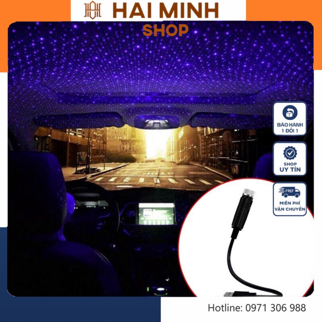 Đèn Led Chiếu Trần Xe Hơi, Trần Nhà Cắm USB Tiện Lợi Tạo Bầu Trời Đầy Sao