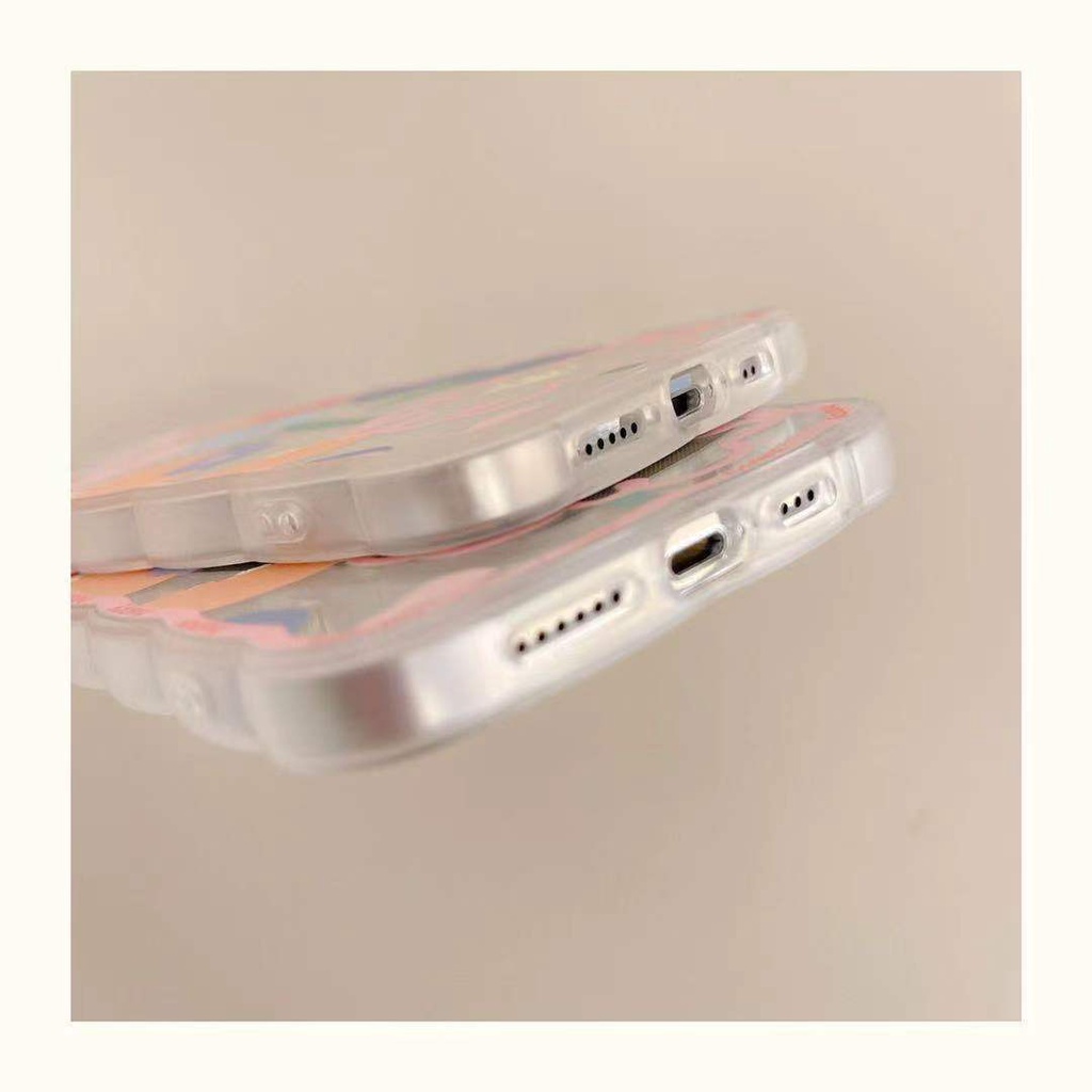 Ốp Điện Thoại TPU Silicon Mềm Trong Suốt Hình Hoa Cho iPhone 12 13 SE 6 6S 7 8 Plus X XS XR 11 Pro Max