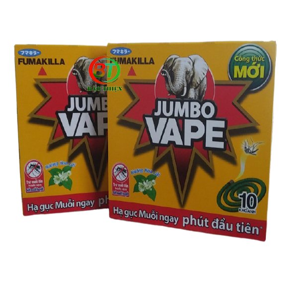 Nhang mũi ít khói các loại Raid và Jumbo hộp 10 khoanh