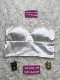 ÁO HAI DÂY SATIN LỤA( có 2 loại có móc và chun)