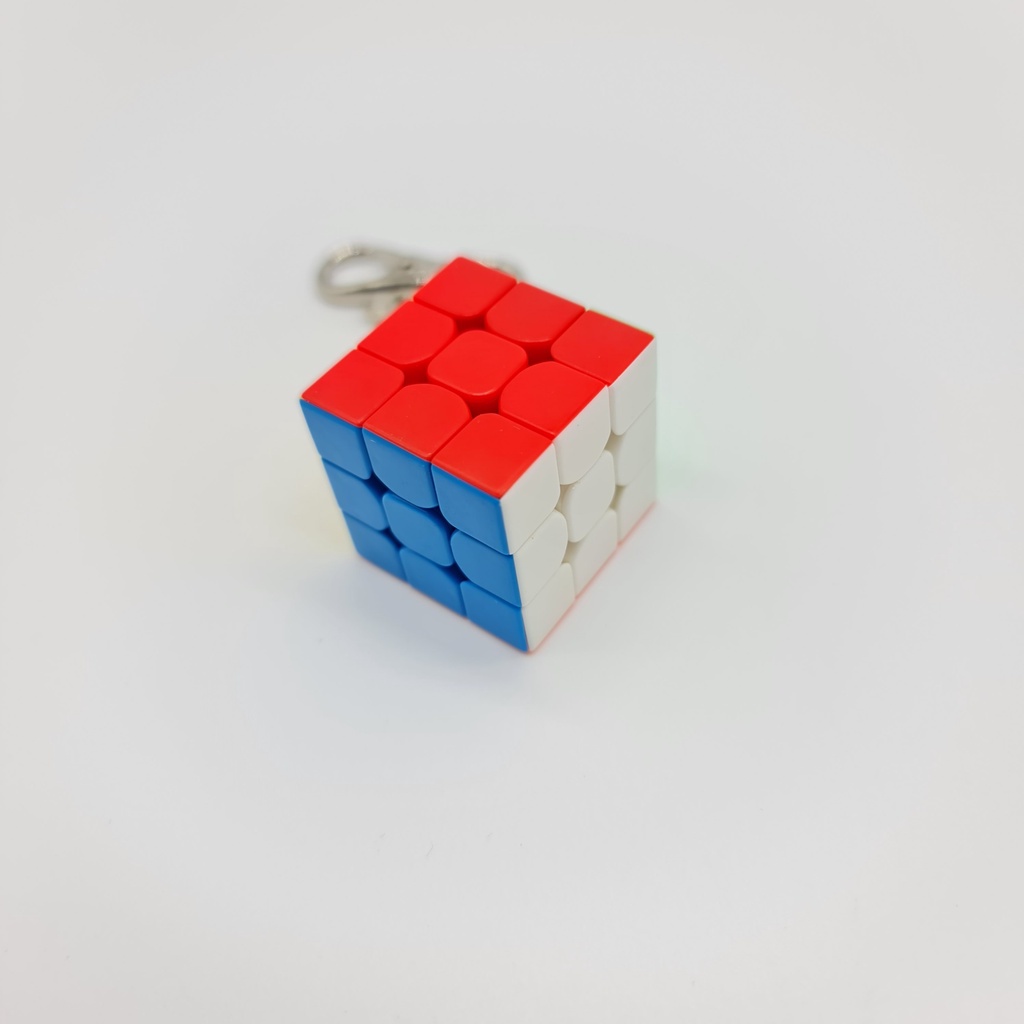 Móc khóa rubik cube 3x3 chất lượng cao dùng để treo móc chìa khóa tiện dụng