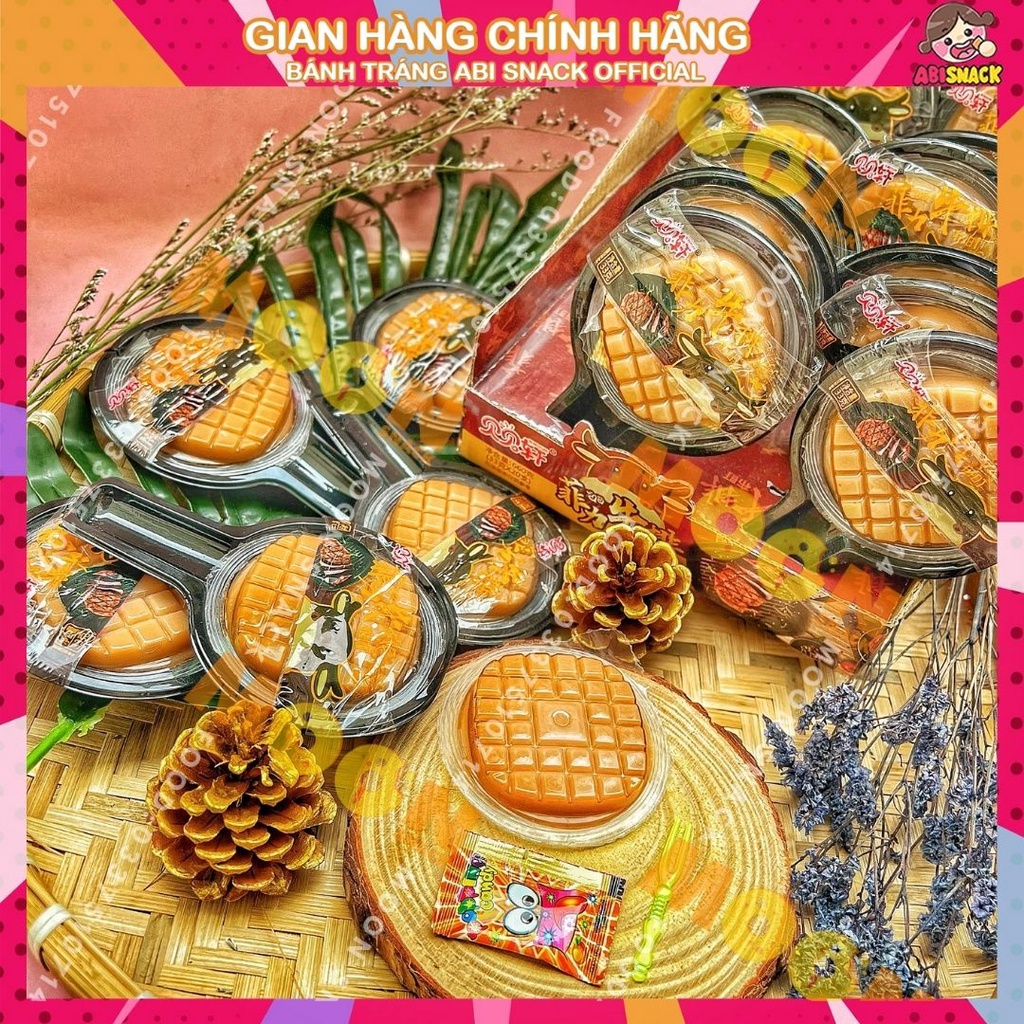 Thạch rau câu kẹo dẻo chảo hình dĩa bò bít tết độc lạ 33g