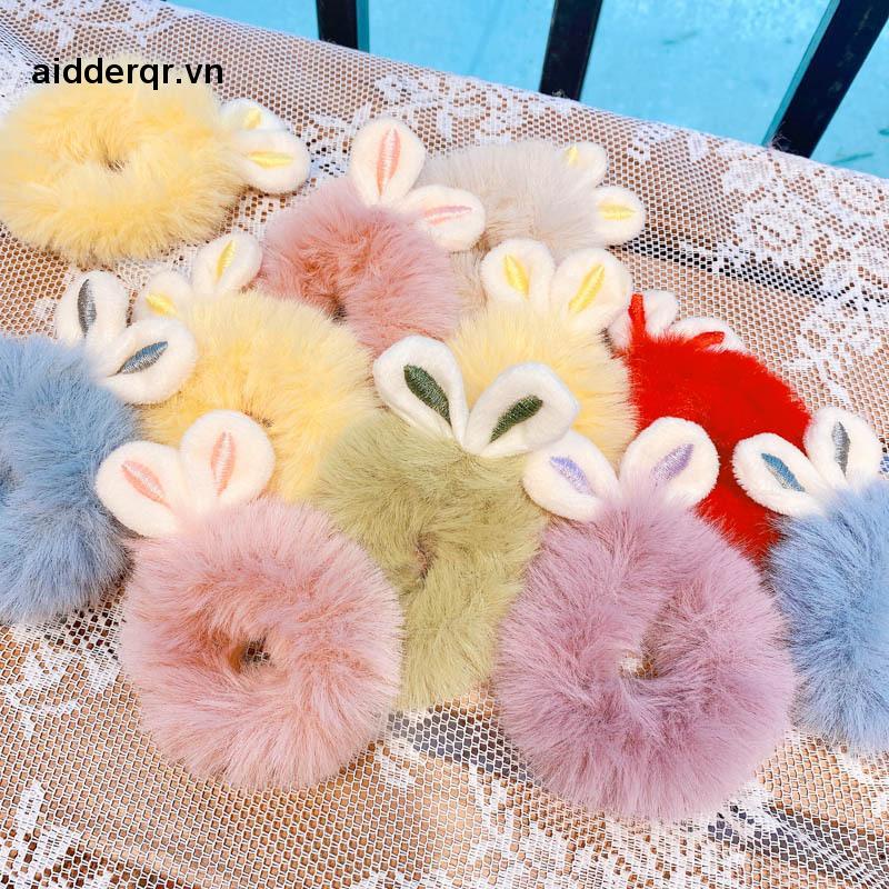 🌸🌸Dây cột tóc trang trí tai thỏ xinh xắn phong cách Hàn Quốc