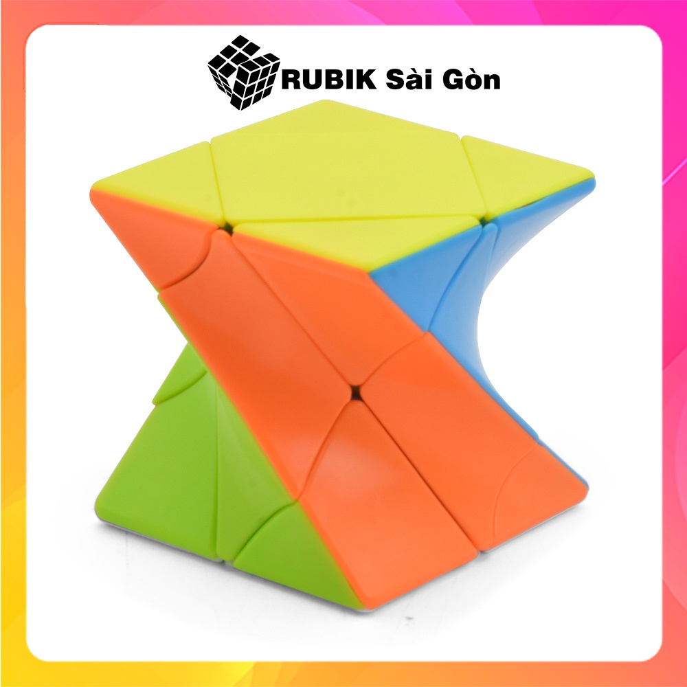 Rubik Skewb Xoắn Ốc Twist Oblique Shaped Rubic Biến Thể Torcido 2 Đồ Chơi Trí Tuệ Nâng Cao Độ Khó