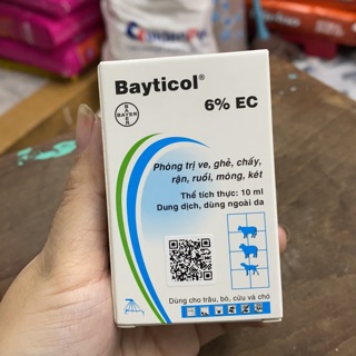 THUỐC TẮM VE CHO CHÓ BAYTICOL 6%