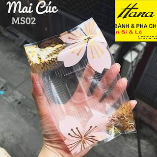 100 khay túi trung thu mẫu mai cúc 125-200g