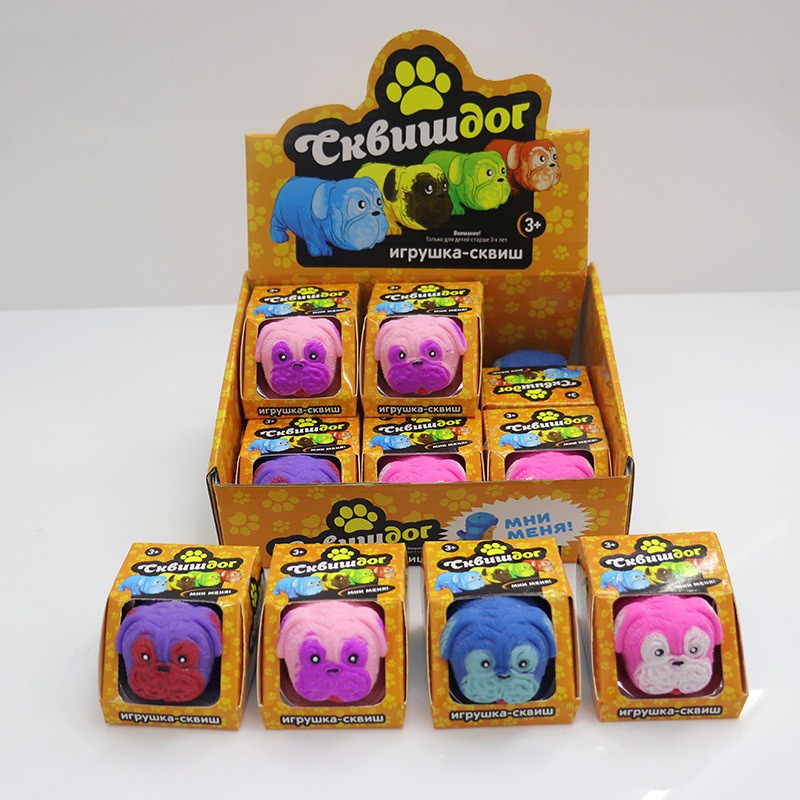 SQUISHY Con Chó PUG chó Pitbull Cát Kéo dài cực đáng yêu hot tiktok bóp xả stress giảm căng thẳng