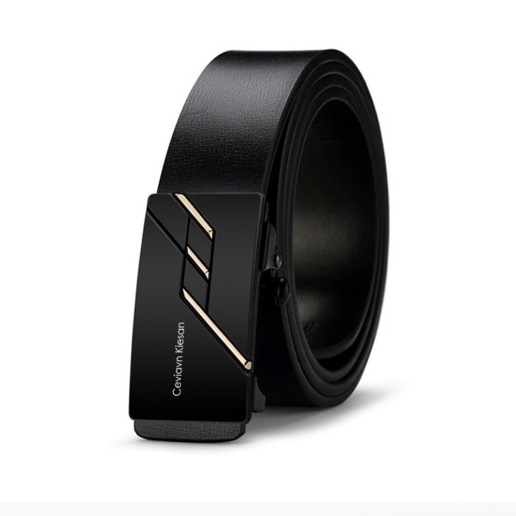 Thắt Lưng Da Nam Cieviavn Kiesan Khóa Tự Động Cao Cấp Dây Nịt Nam Da Bò 100% Chính Hãng  Mạ Vàng Bạc Nam Tính