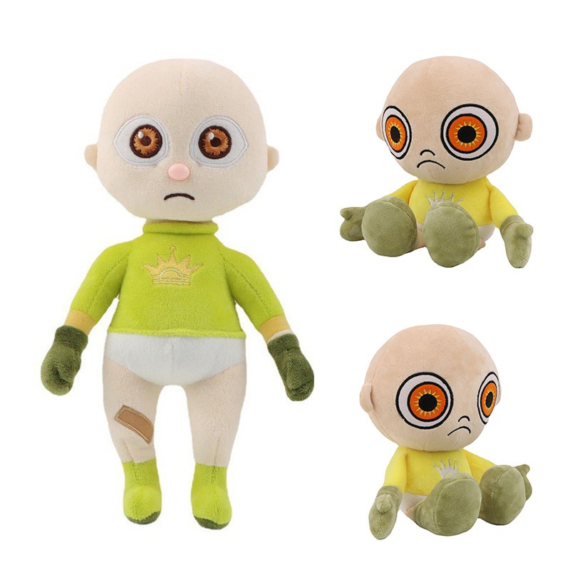 25-30cm Baby In Yellow Plush Toys Kawaii Baby Stuffed Soft Dolls Horror Game Plushie Figure Baby Toys For Children Girls Gifts