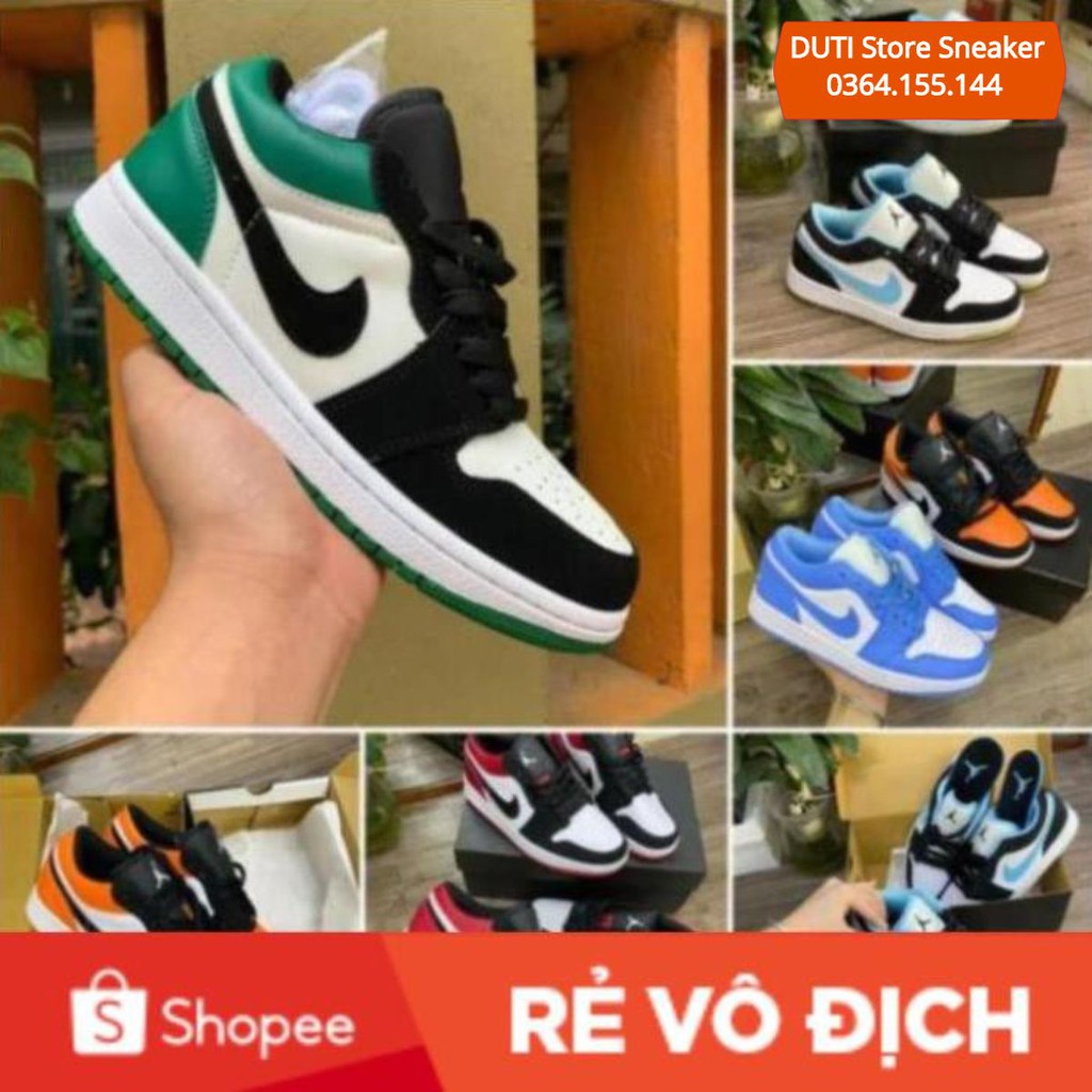 Giày 𝐉𝐨𝐫𝐝𝐚𝐧 𝟏 𝐋𝐨𝐰 ⚡️𝕋ổ𝕟𝕘 𝕂𝕙𝕠⚡️ Tổng Hợp những mẫu 𝐉𝐨𝐫𝐝𝐚𝐧 cổ thấp đủ màu nam nữ hot nhất hiện nay