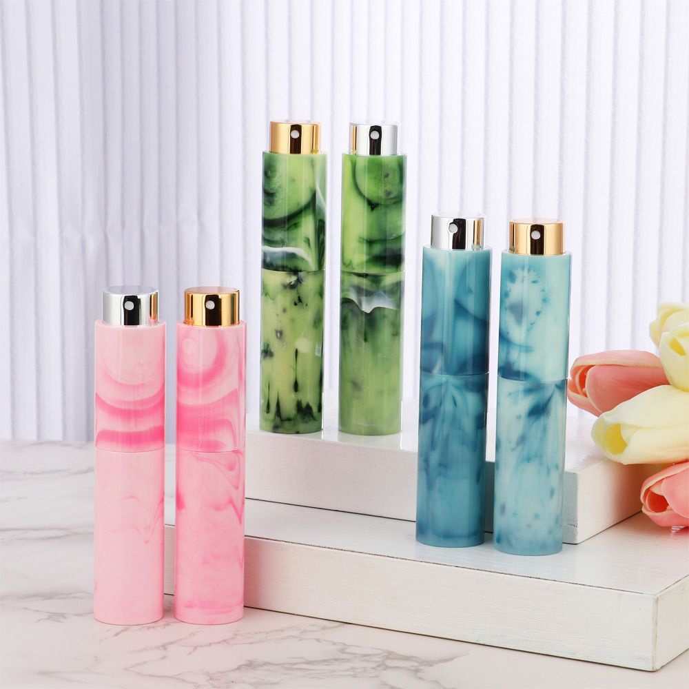 Chai xịt chiết nước hoa vỏ nhôm họa tiết vân đá cẩm thạch 10ml