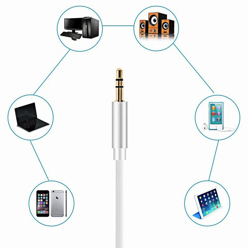 Mới Dây Cáp Chuyển Đổi Âm Thanh Chất Lượng Cao Cho Điện Thoại Apple Sang 3.5