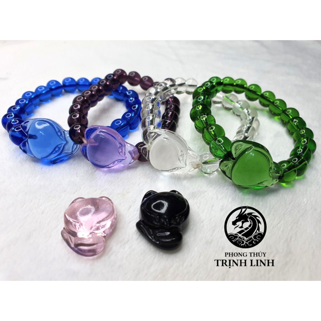 Vòng tiểu hồ ly lưu ly tam vỹ