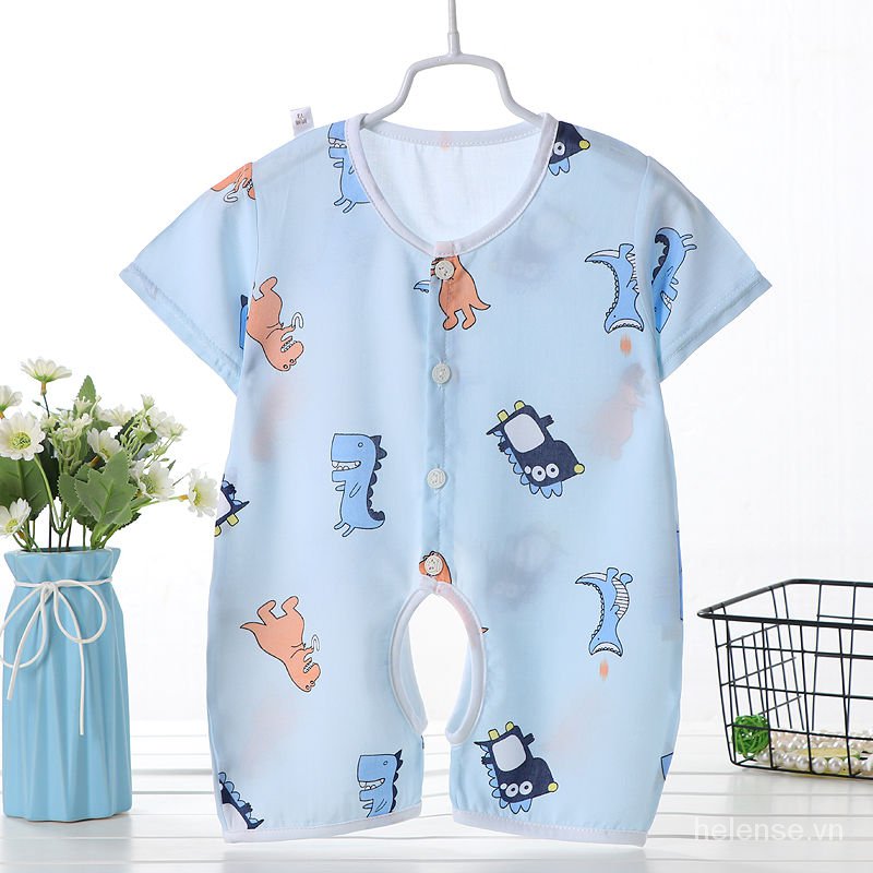 Áo Liền Quần Cotton Xinh Xắn Dành Cho Bé