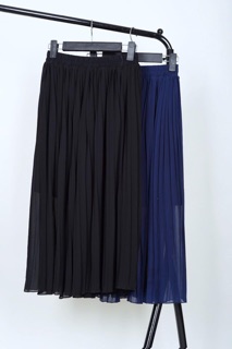 Chân váy Midi dập ly