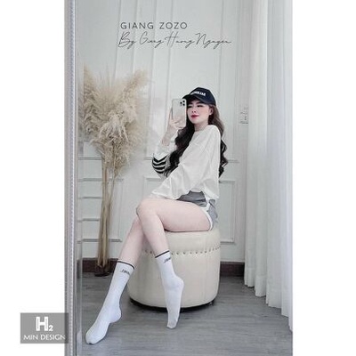 Sét bộ quần xám áo pha kẻ phong cách