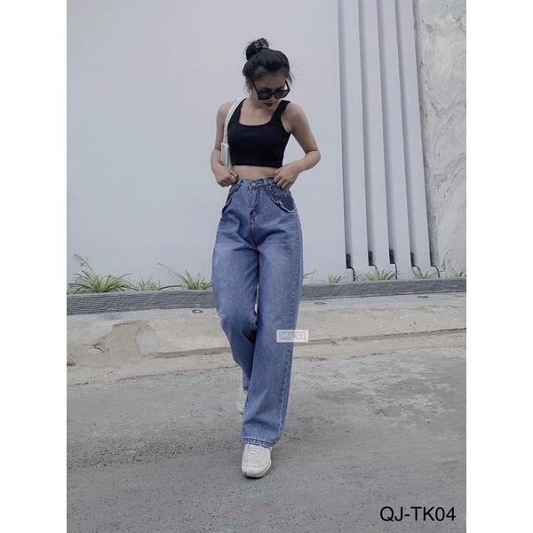 Quần Jean Ống Rộng TK-04 | phiên bản mới nhất cực trendy nhà Gin