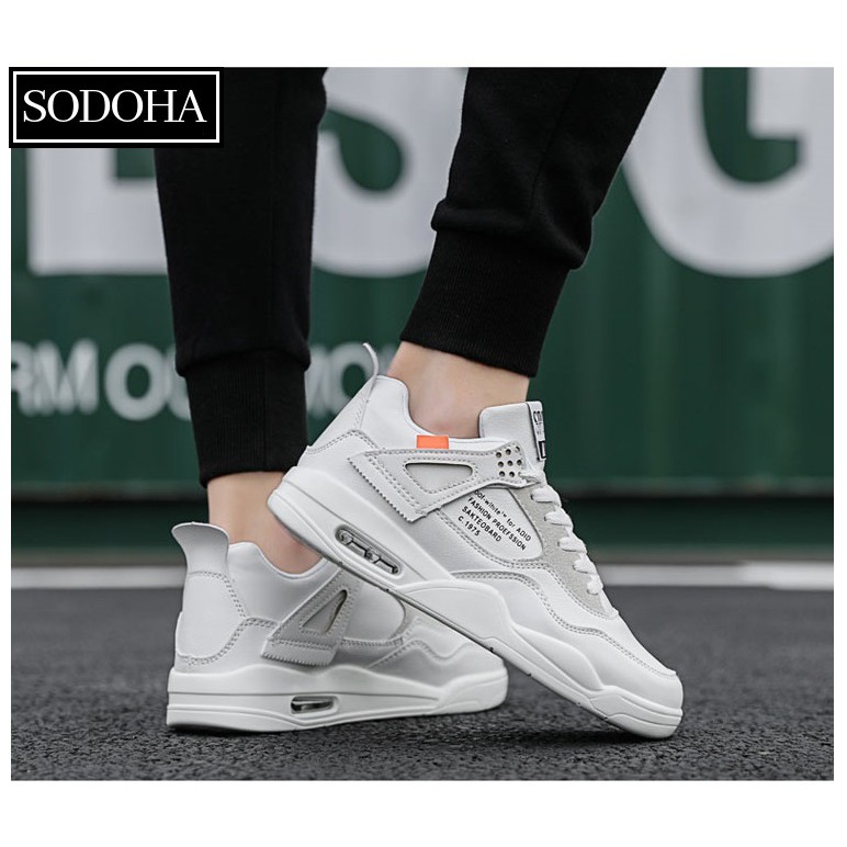 Giày Sneaker Nam SODOHA SDH1191T Màu Trắng