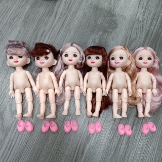 Búp bê 16cm 13 khớp mặt cười nhiều kiểu tóc giá rẻ